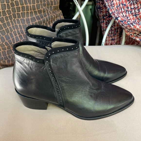 ITALEAU Miralda Waterproof Leather Stud Bootie 11 - Picture 3 of 9